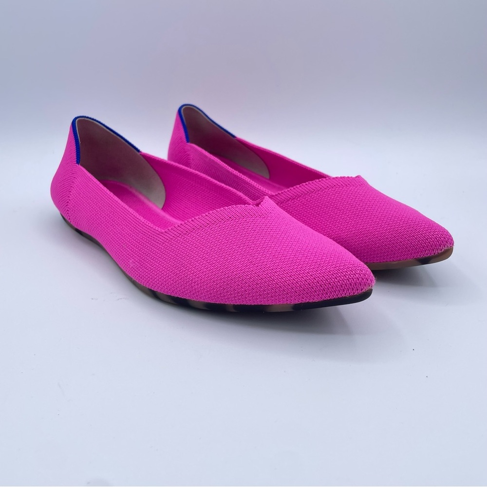 Rothy’s The Point II Flats 10 Pink - Picture 3 of 16